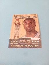2014-15 Panini Threads #343 Andrew Wiggins Rookie Timberwolves