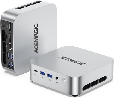 ACEMAGIC W1 4K Gaming Mini PC AMD R7 H255 16GB LPDDR5 512GB SSD Win11pro WiFi 6E
