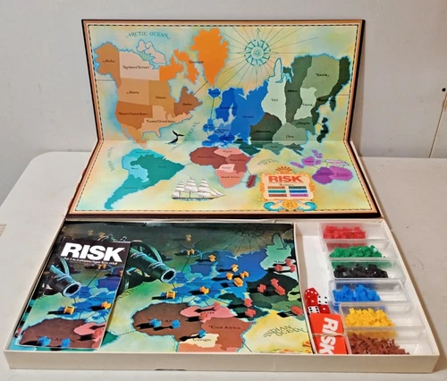 Vintage RISK Board Game Global Domination Parker Brothers 1980 95% Complete