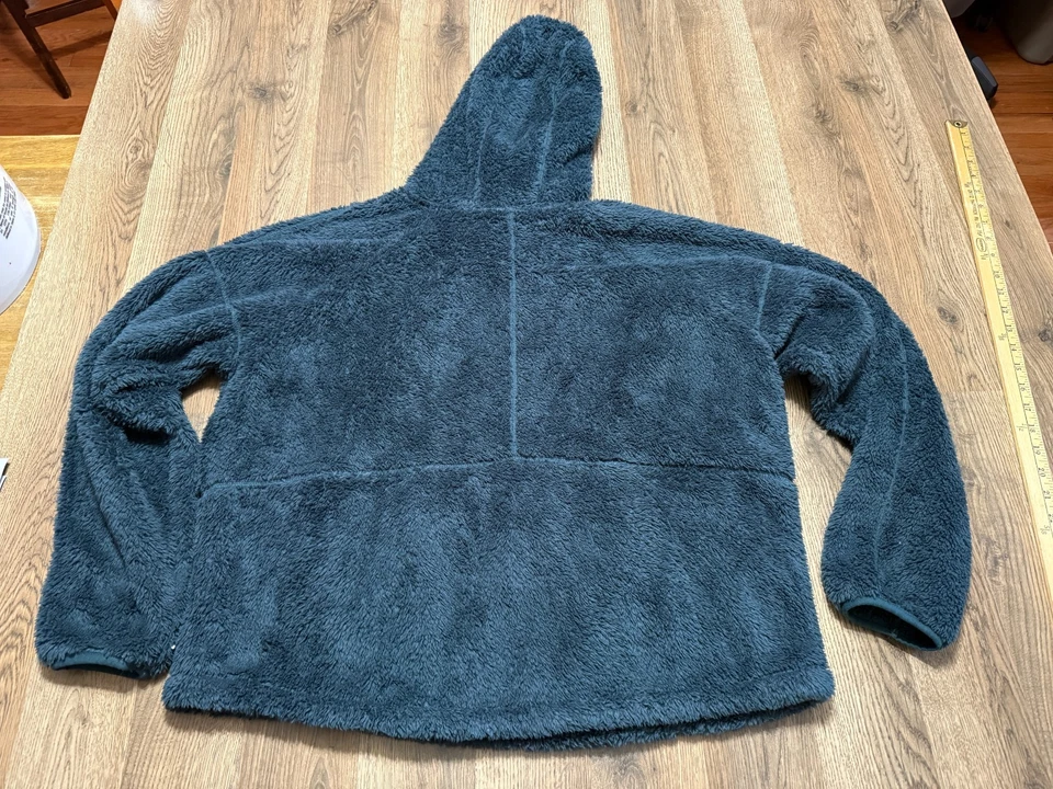 Tek Gear толстовка с капюшоном, женский размер XL, зеленый, пуловер, флис, толстовка, шнурок - Изображение 2 из 4