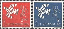 Timbres Europa CEPT (Oiseaux stylisés) Luxembourg 601/602 ** - 85490FV