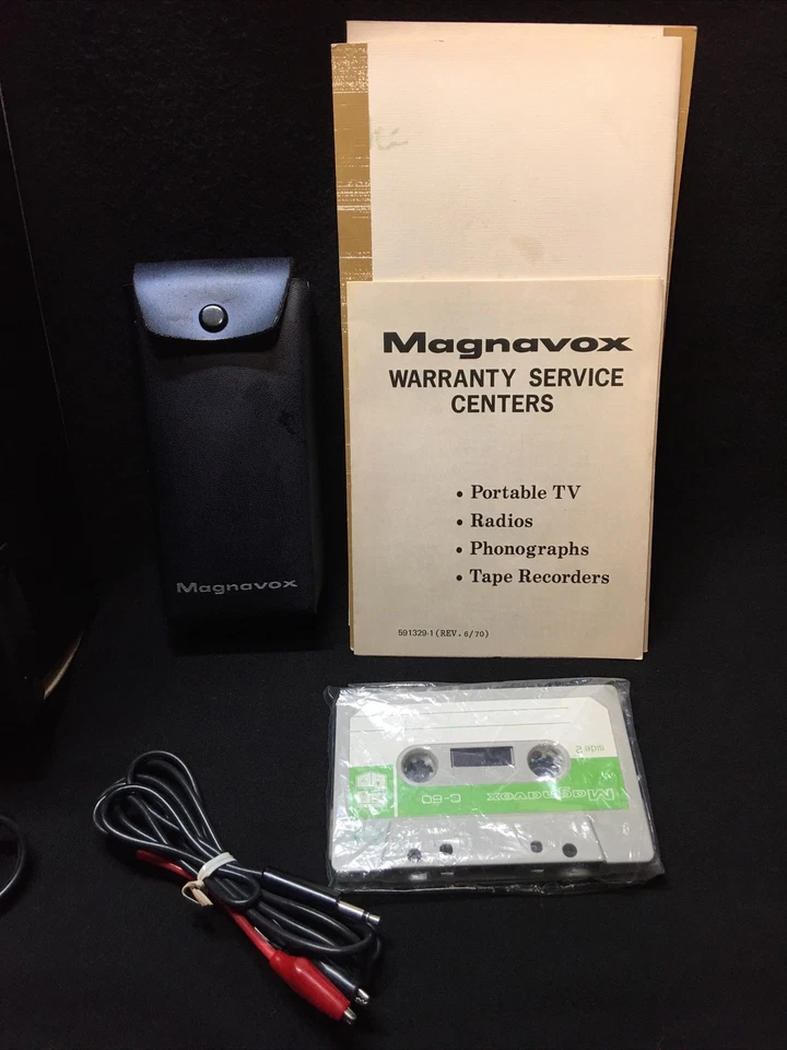 Grabadora de cinta Magnovox vintage 1V 9023 - probada y funcionando con caja y manuales Foto 3 de 4