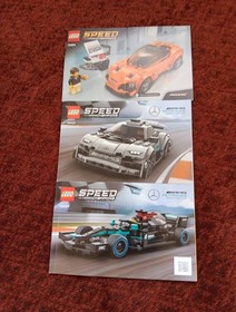 LEGO Speed Champions 2 - 76909 Mercedes & 75880 McLaren Instruction booklet only