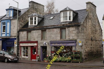 Photo A2 Grantown Dairy and The Flower Box Grantown-On-Spey Seen on the  c2014