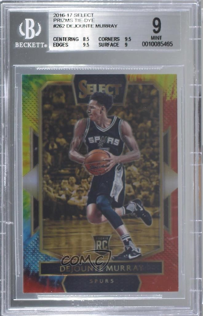 2016 Panini Select Courtside Tie-Dye Prizm 1/25 Dejounte Murray BGS 9 MINT 5w7