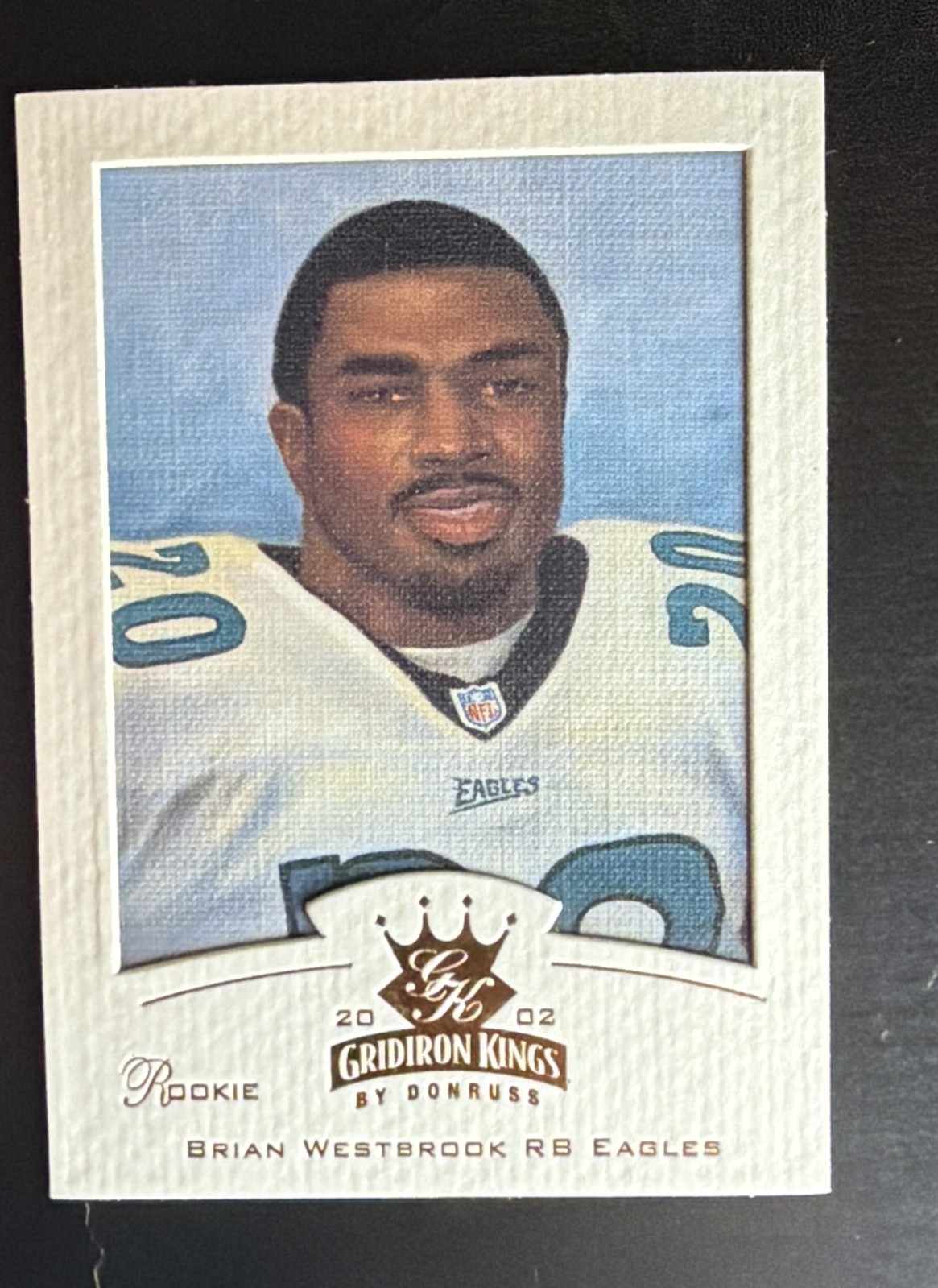 2002 Donruss Gridiron Kings - Rookie Brian Westbrook #116 Bronze (RC)