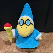 Original Kamek Magikoopa Sanei 9” Plush Super Mario Nintendo 2017