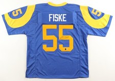 LA Rams Star BRADEN FISKE Autographed Custom Jersey #55 - BECKETT CERTIFIED