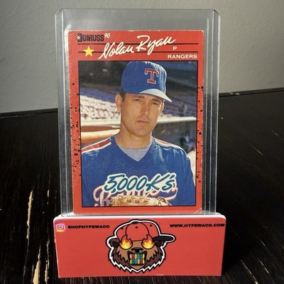 1990 Donruss - Nolan Ryan #665 5000 K's Front & King of Kings Back