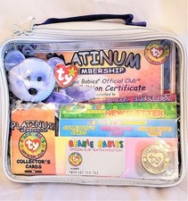 Ty Beanie Babies Official Club Platinum Edition Membership Kit Never Opened