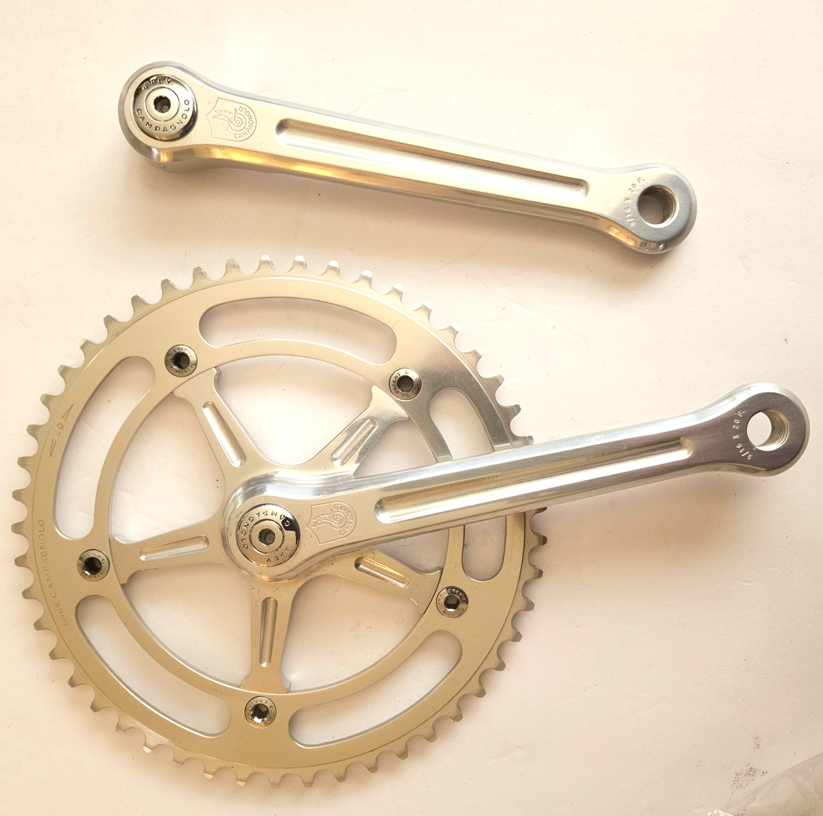 パーツ Campagnolo Record Track Crankset Campagnolo RECORD crankset Pista For Track Bike - Fixed Gear | eBay