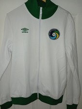 Umbro New York Cosmos Men's White/Green Full Zip Track Jacket, Size L
