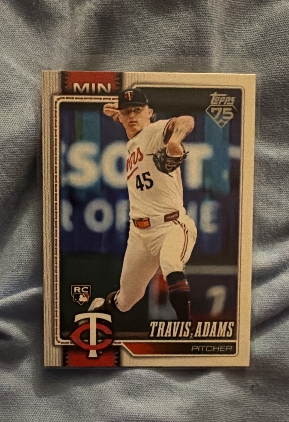 2026 Topps Series 1 - Travis Adams #149 75 Years of Topps /75 (RC)