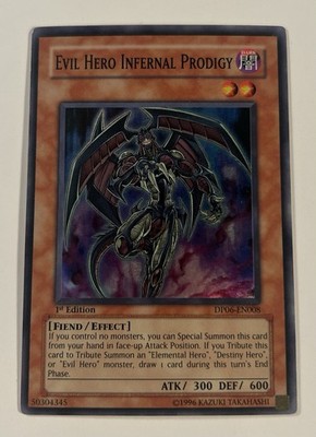 Evil Hero Infernal Prodigy DP06-EN008 - Jaden Yuki 3 - 1st Edition MP