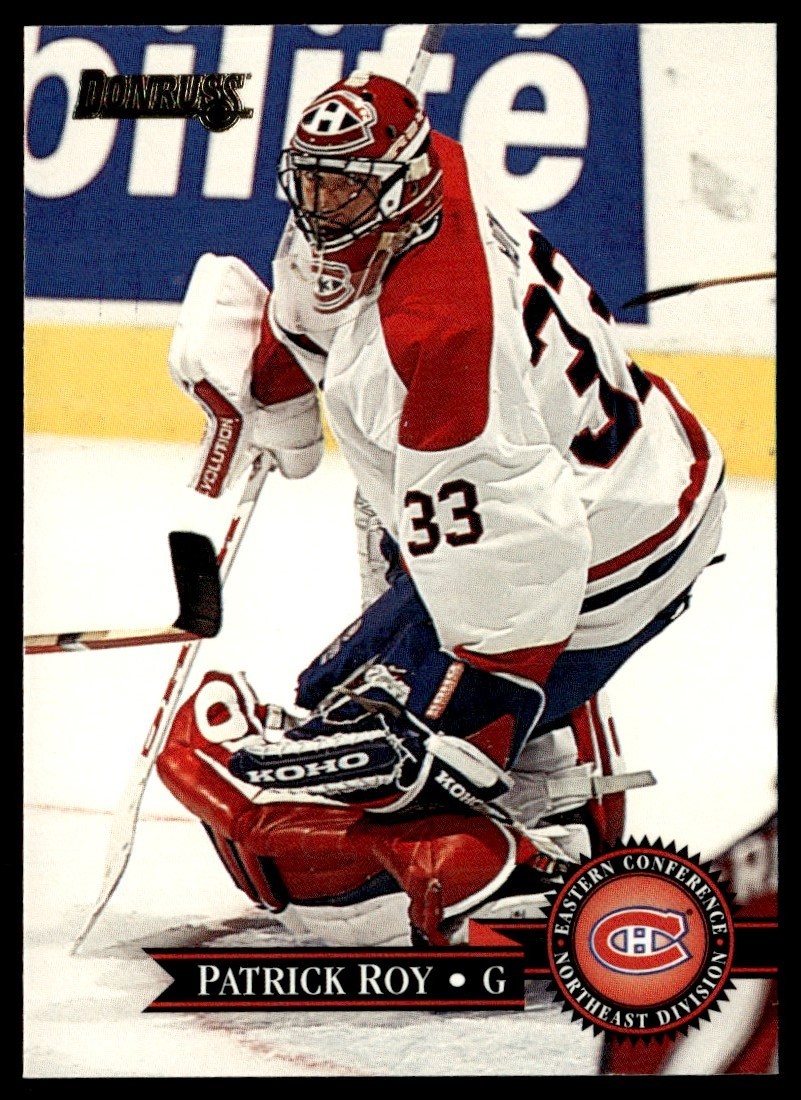 1995-96 Donruss Patrick Roy Montreal Canadiens #338