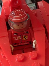 LEGO 8672 Ferrari Finish Line, Manual, Schumacher, Barrichello  100%