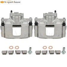 Pair Front Brake Caliper For 08-12 Chrysler Town& Country Grand Caravan Wrangler