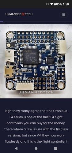 Omnibus F4 V5. 1 Flight Controller 6s Capable FPV Drone Wing Plane F405 - Picture 11 of 17