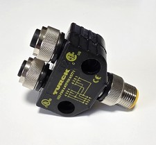 Turck VB2-FSM 4.4/2FKM 4/S771 Splitter M12 Male to Dual Female M12 - New