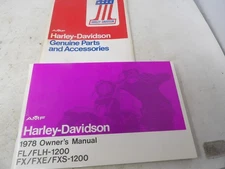 1978  Harley Davidson FL, FLH, FX, FXE, FXS 1200 Owner’s Manual NOS