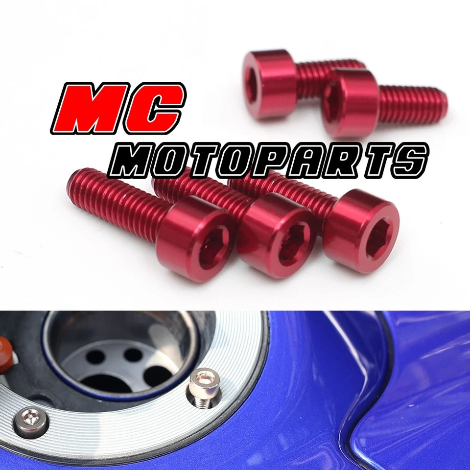 Fuel Gas Cap Bolt For Suzuki GSXR600 GSXR750 GSXR1000 Hayabusa GSXS1000F Foto 3 de 4