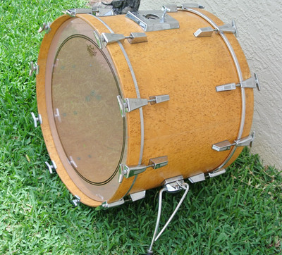   HARD-TO-FIND! SONOR SONORLITE 24'' SCANDINAVIAN BIRCH BASS DRUM for SET   RL959