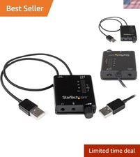 USB Sound Card with SPDIF Digital Audio  Stereo Mic   Elevate Your PC Audio ...
