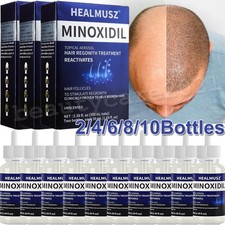 Minoxidil 5 Hair Regrowth Solution Extra Strength Men 2-10 Month Supply Bottles