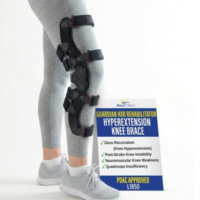 Guardian HXR Rehabilitator Knee Brace Air Therapy Genu Recurvatum Hyperextension