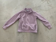 Athleta Girl So Snug Sherpa Half Zip Pullover Size XL 14 Pink