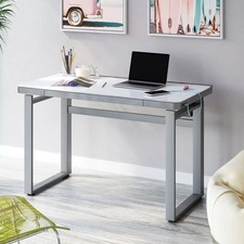 Tresanti Aurora Adjustable Height Desk Power Sit Stand LED USB Office Table New
