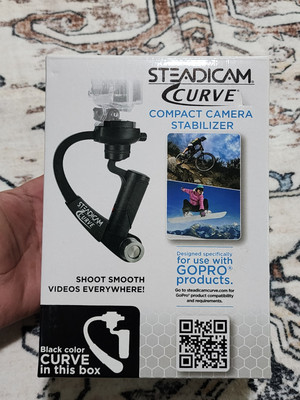 Tiffen Steadicam Curve Compact Camera Stabilizer for GoPro NEW SEALED