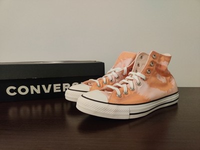 Size 9.5 - Converse Chuck Taylor All Star High Summer Wave - Washed Amber Ochre