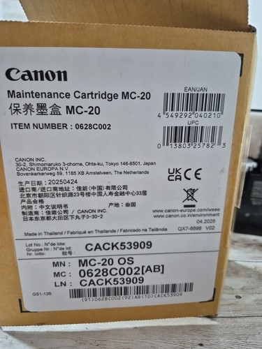 Canon MC-20 Scatola di manutenzione - 0628C002 - Foto 1 di 4