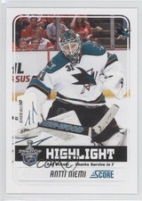2011-12 Score Playoffs Highlight Antti Niemi #496 9ci