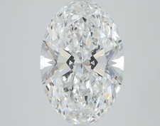 Oval Diamond Lab Grown GIA Certified VS1 Clarity D Grade 3.01 Ct 657.81 per carat