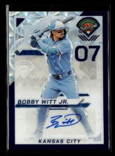 Bobby Witt Jr 2025 Prospect Edition Prospect Ticket Auto Holo Purple Scope 12/49