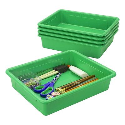 Letter Size Flat Storage Tray   Organizer Bin for Classroom, Office and Home,...