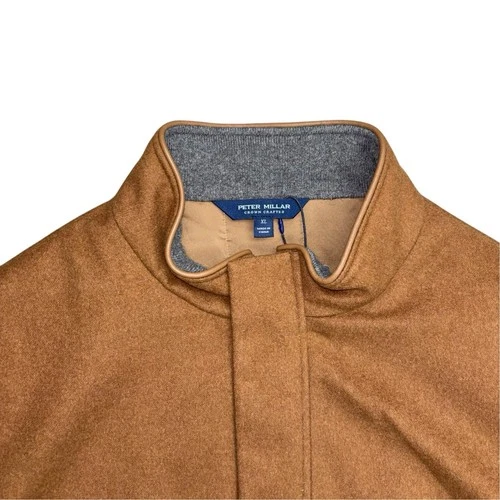Peter Millar Crown Crafted Tempest Doeskin Wool Brown Jacket, Size XL $1695 NWT image 2