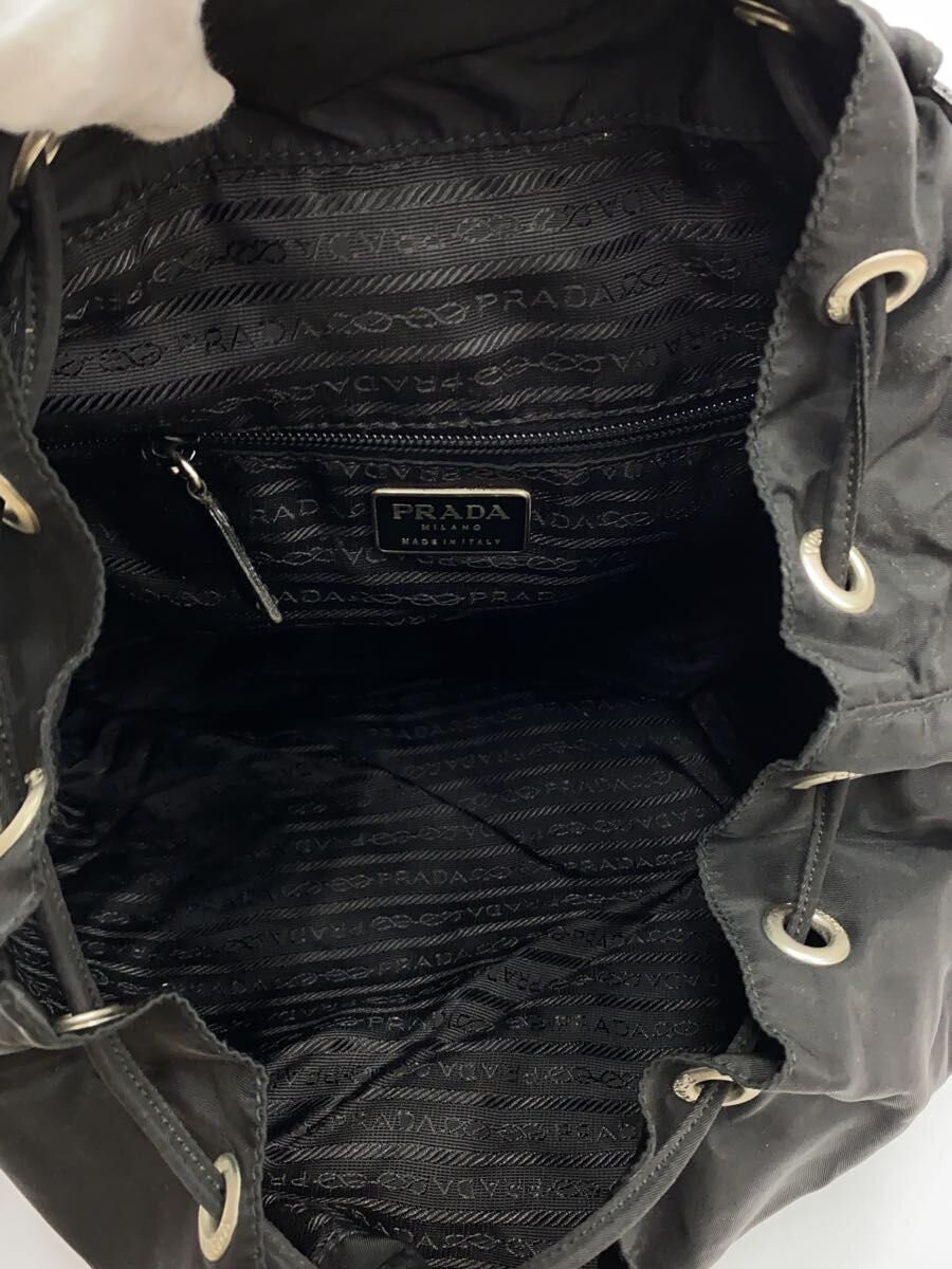 PRADA Backpack Nylon BLK Solid - image 6