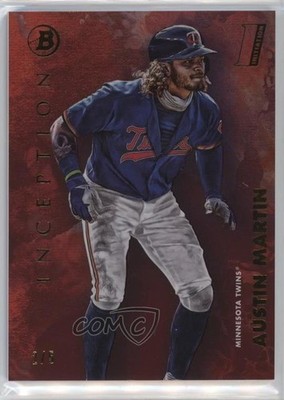 2021 Bowman Inception Red Foil 2/5 Austin Martin #13 x2o