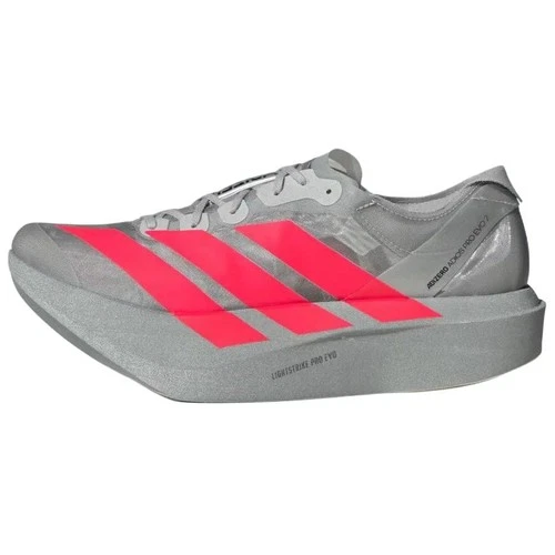 Adidas Adizero Adios Pro Evo 2 Silver Metallic Lucid Red - JR7259 New Size