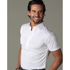 Collars and Co Dress Collar Polo Short Sleeve Size Medium White