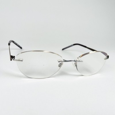 SPECSAVERS Brille SILBER RANDLOS Brillengestell MOD: LITE 184 30473256