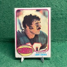 1976 Topps Football / New York Giants / Larry Csonka #437 (creased)