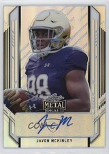 2021 Leaf Metal Draft Portrait Auto 75/99 Javon McKinley #PA-JMK Auto 1d59