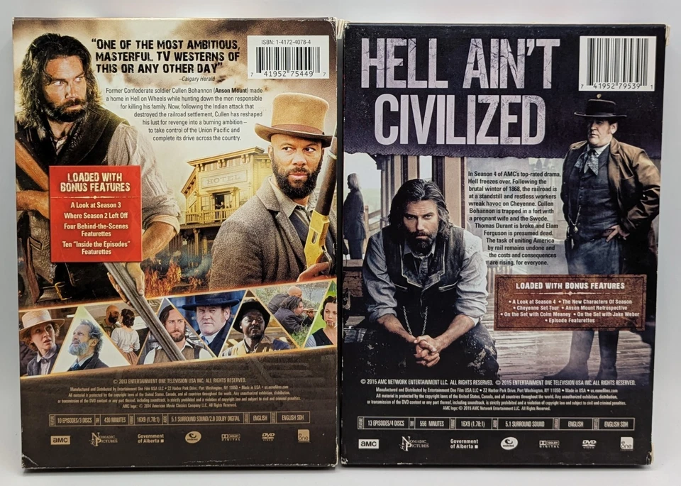 Hell on Wheels Season 3 & 4 DVD - Image 2 of 2