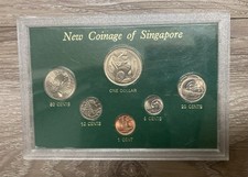 New Coinage of Singapore  6 Coin Set   1970's