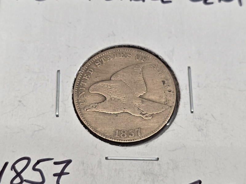 1857 Flying Eagle Cent - Obverse of 1956