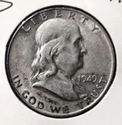 1949-D Franklin Half Dollar, AU #2988